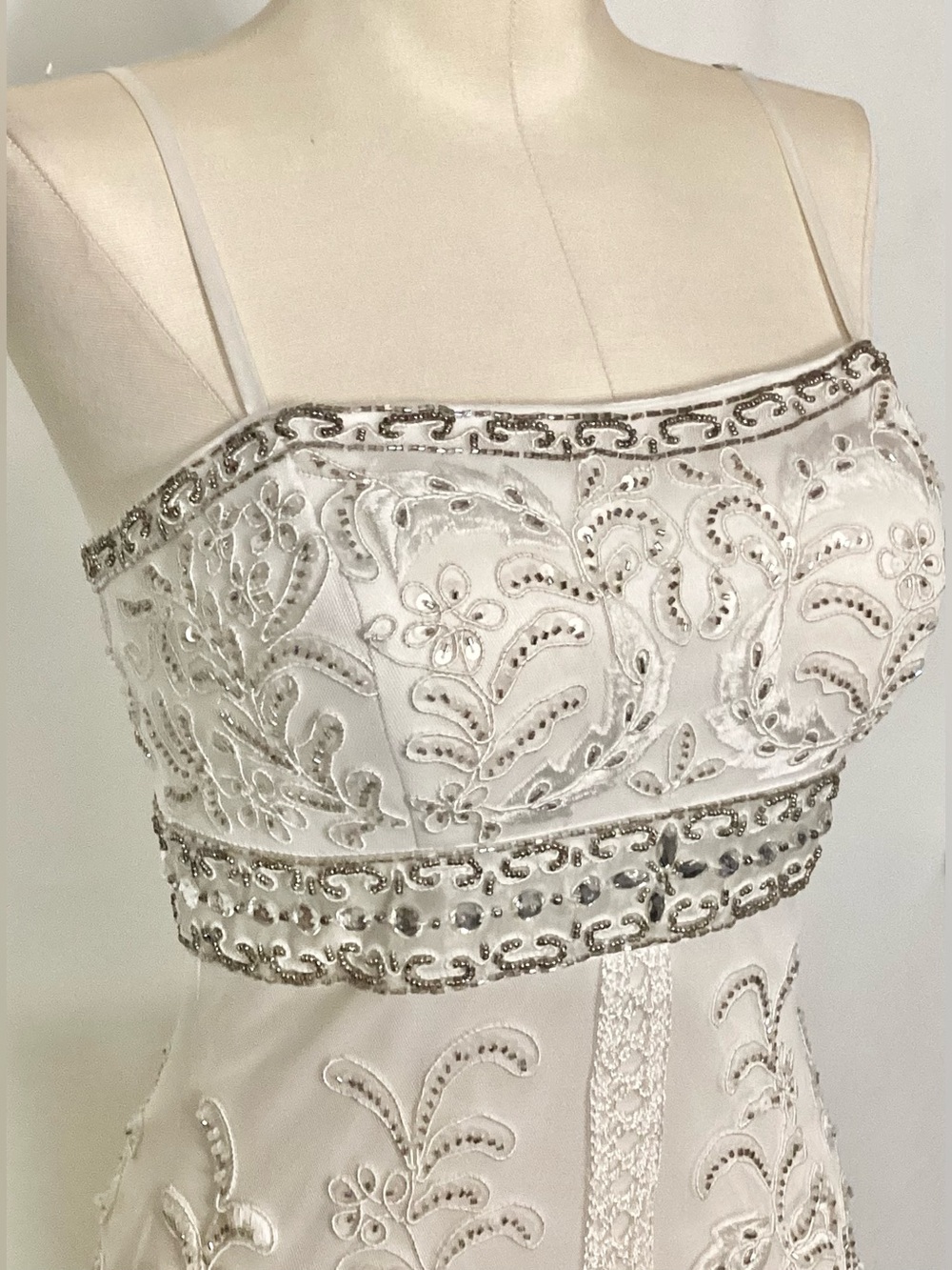 Vintage NWT Sue Wong Stunning Strapless Bridal or Prom Gown Sz 0 - Picture 7 of 16